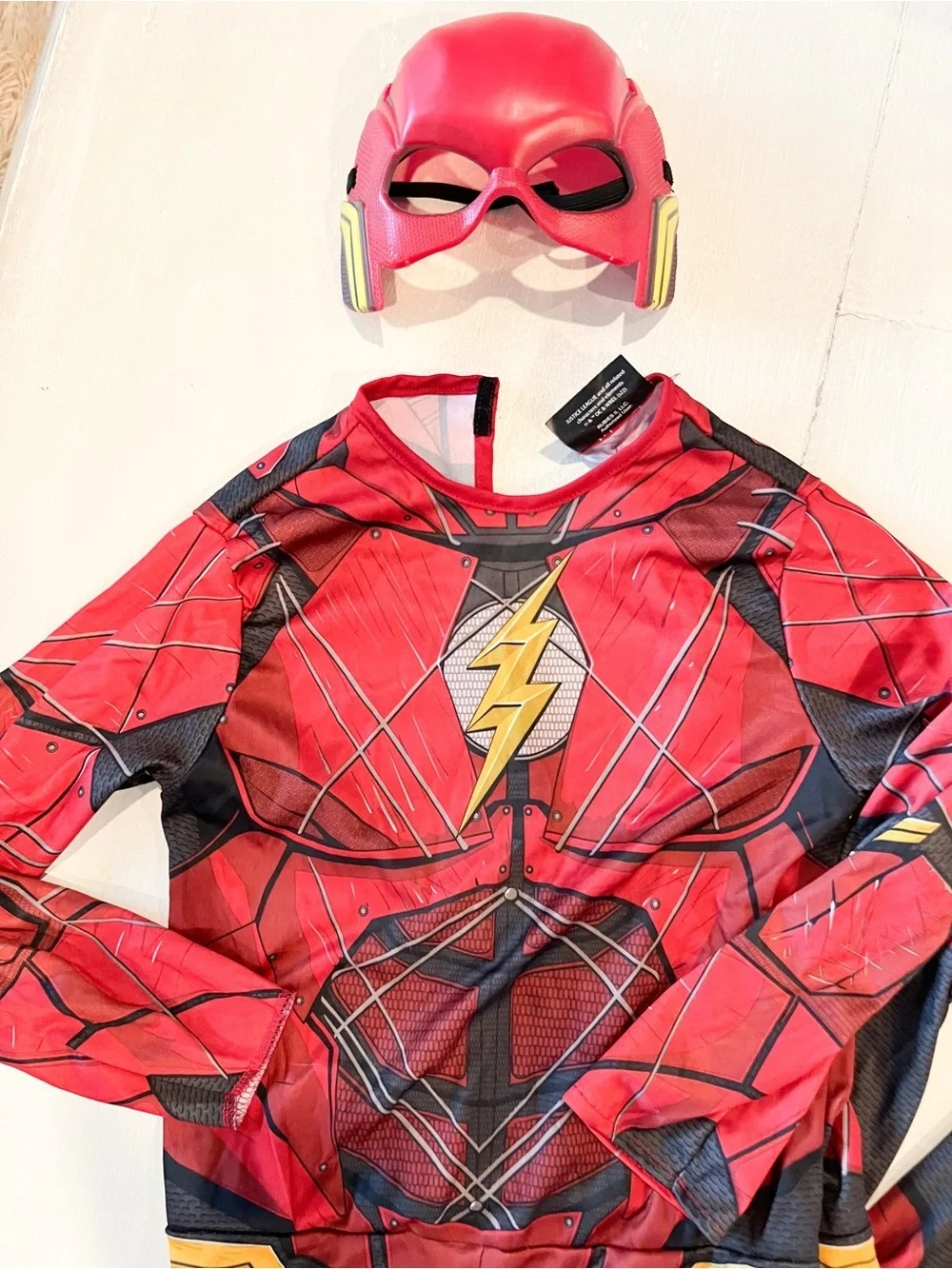 Rubie's Costume Boys Justice League Deluxe Flash Costume size 5-7 years